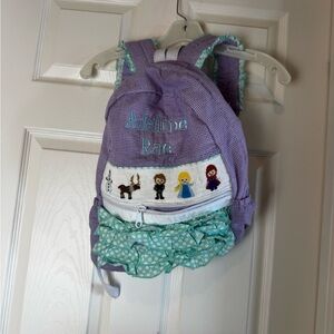 Adaline Rae frozen themed backpack